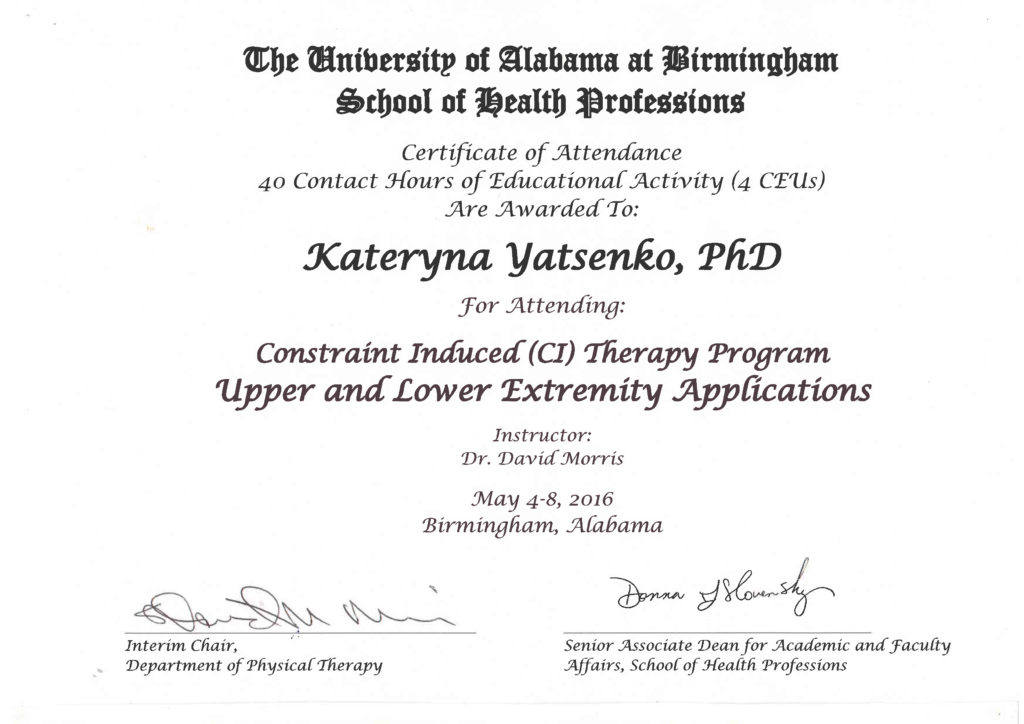 CI Therapy